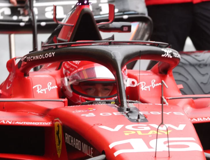 Leclerc heredó la pole en el GP de Bélgica