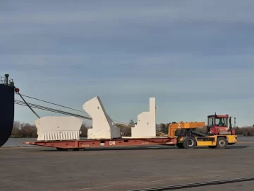 Desde este viernes arribará un centenar de camiones con partes del Radiotelescopio chino