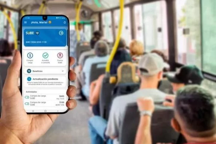 Nueva app de la SUBE para pagar con celular