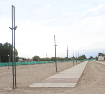 Al primer polideportivo de la Municipalidad de Rivadavia lo quieren tener listo en 4 meses