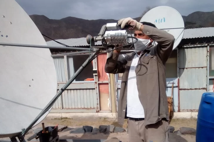 Más internet en la sierra para que los chicos hagan las tareas escolares sin problemas