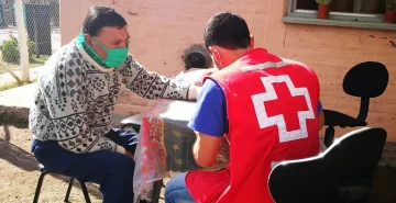 Voluntarios de Cruz Roja, en la primera línea