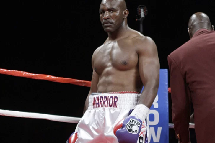 Holyfield se enojó