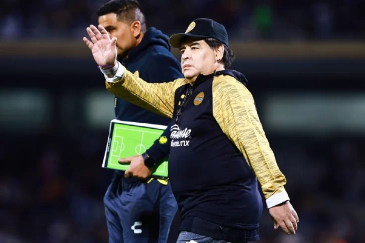 Maradona no continuará como DT de Dorados