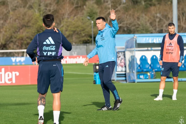 Sin Messi, Argentina tuvo su primera práctica de cara al duelo ante Ecuador por Eliminatorias