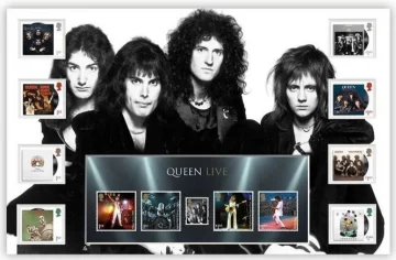 Queen, en una edición especial de sellos postales