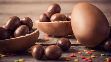 ¿Cuántas calorías poseen los huevos de Pascua?