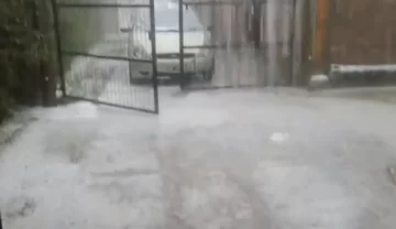 Lluvias intensas y granizo en el Gran Mendoza