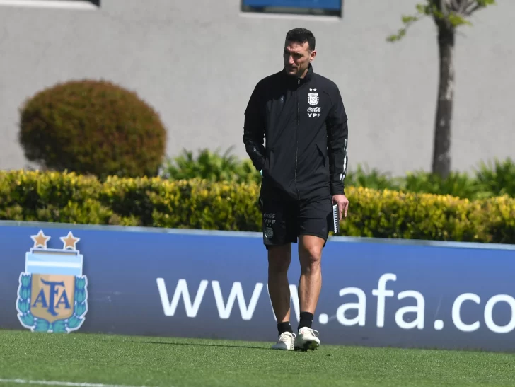 Scaloni, antes de Paraguay: “En un 99%, el equipo será el de la final de la Copa América”