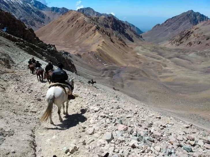 Tras un arduo operativo, lograron bajar los restos del chileno que murió en la Cordillera