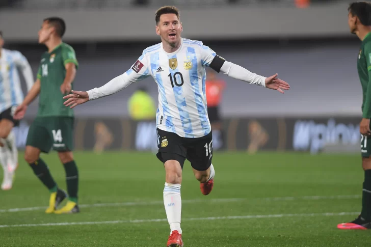 Con un Messi en todo su esplendor Argentina goleó 3 a 0 a Bolivia