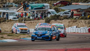 Facundo Leanez se subió al podio en una final infartante en Trelew