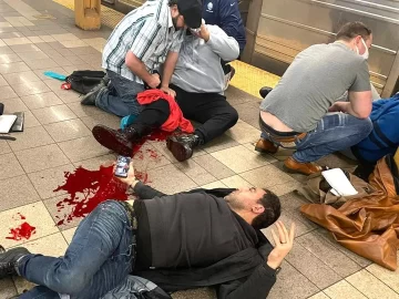 Aumentó a 16 la cantidad de heridos por el tiroteo en el subte de Nueva York