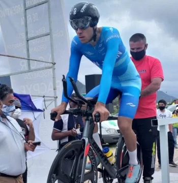 Santiago Sánchez conquistó el oro en la contrarreloj Sub-23