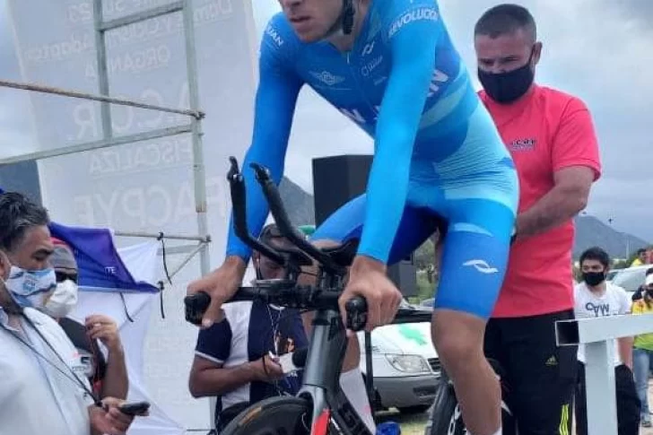 Santiago Sánchez conquistó el oro en la contrarreloj Sub-23