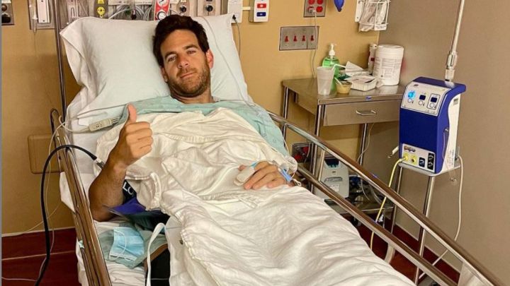 “A meterle con todo para volver a jugar”, dijo Del Potro luego de su operación