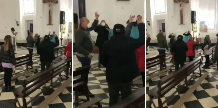 [VIDEO] Dura respuesta del Arzobispado al grupo que cantó la marcha peronista en una iglesia