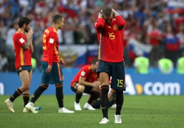 En el Mundial de los batacazos, España quedó eliminada por Rusia