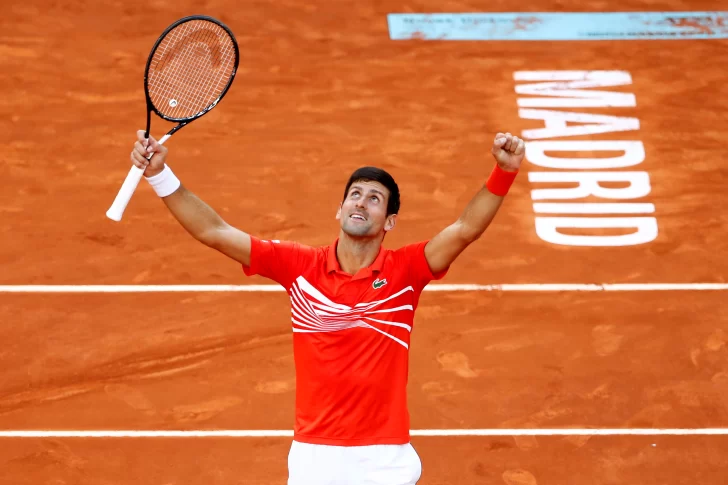 Djokovic se coronó en el Masters 1000 de Madrid e igualó una marca de Nadal