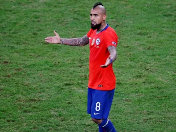 Vidal manifestó su descontento con el arbitraje