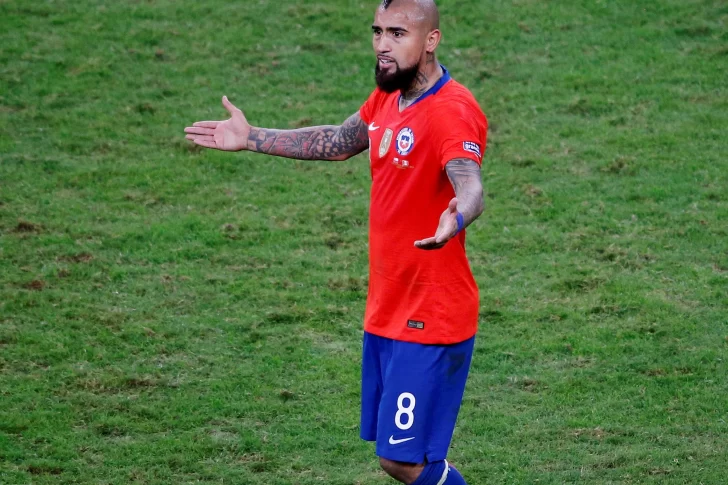 Vidal manifestó su descontento con el arbitraje