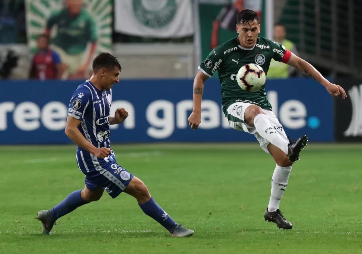 Se acabó el sueño: Palmeiras goleó a Godoy Cruz y lo eliminó de la Libertadores