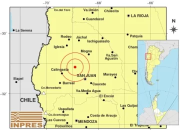 Un temblor de 3,5 grados sacudió el suelo sanjuanino