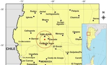 Un sismo de baja profundidad y 3,1 grados alteró la siesta del viernes