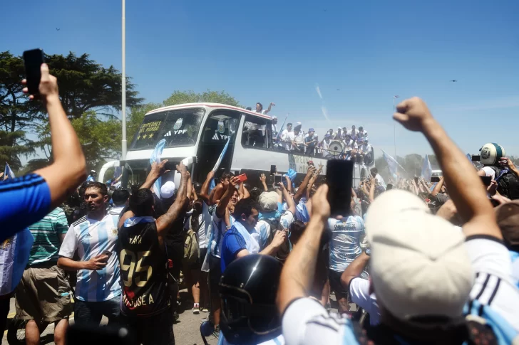 Todo el color del festejo de los campeones del mundo en Argentina