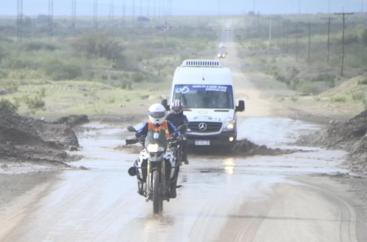 Así está la Ruta 40, a la altura de Mogna