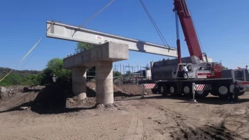 El puente del río Las Tumanas ya tiene un 70% de avance