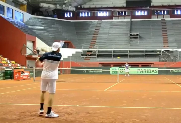 Gaudio y Coria “reeditaron” la final de Roland Garros en el Aldo Cantoni