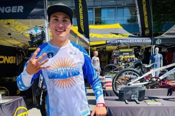 El Chalo Molina hizo historia en el BMX mundial