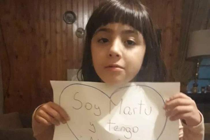 Martina, la lucha diaria de una pequeña con autismo en pleno encierro