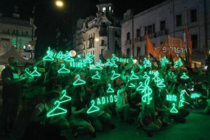 Así fue el festejo en las inmediaciones del Congreso