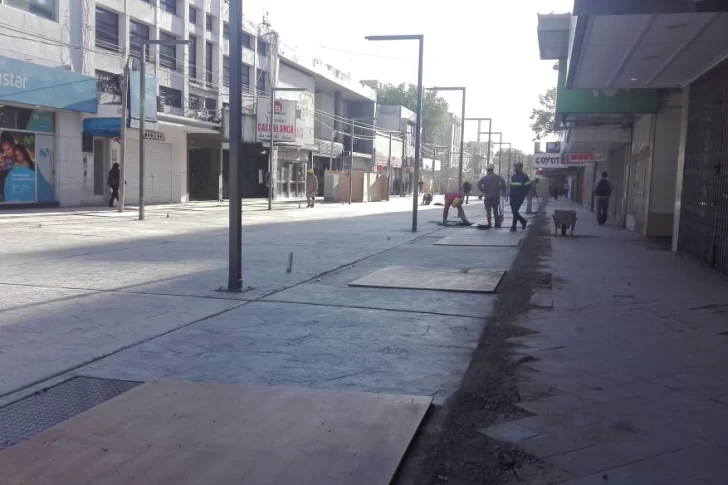 Liberaron el primer tramo de la peatonal para mejorar la circulación