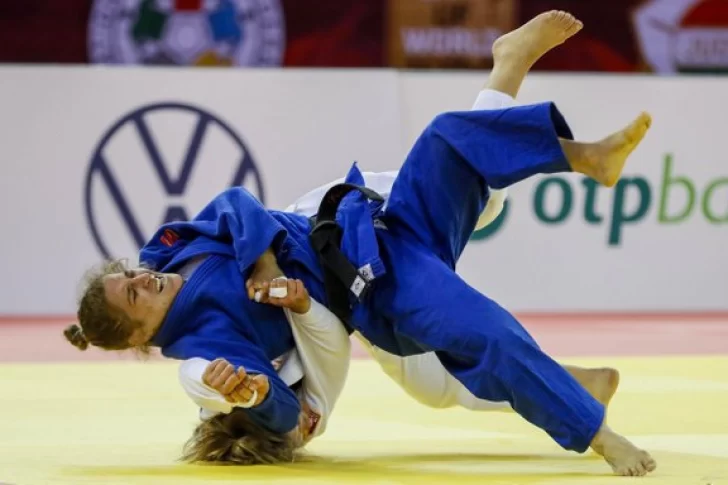 Pareto ganó la medalla de plata en Budapest en su regreso al judo tras 14 meses