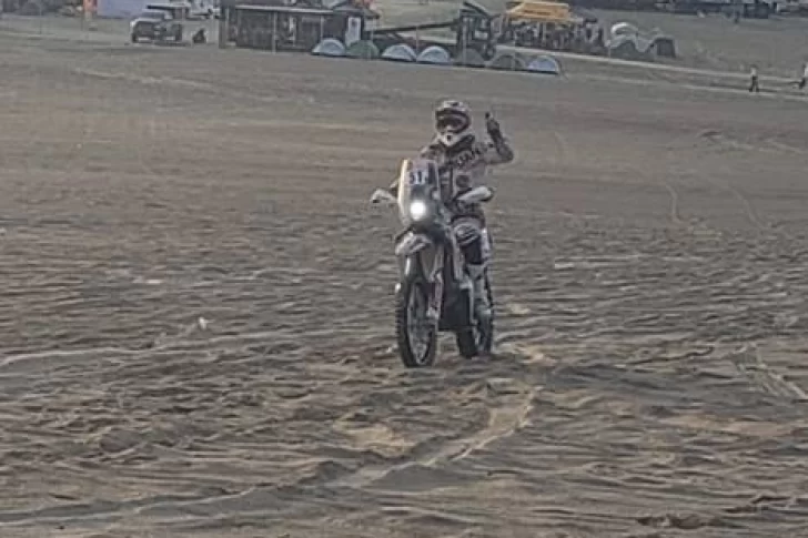 El Puchi Ontiveros hizo historia al conseguir su mejor puesto en un Dakar