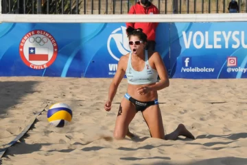 Fernanda Pereyra y otra medalla de plata en el Circuito Sudamericano de beach vóley