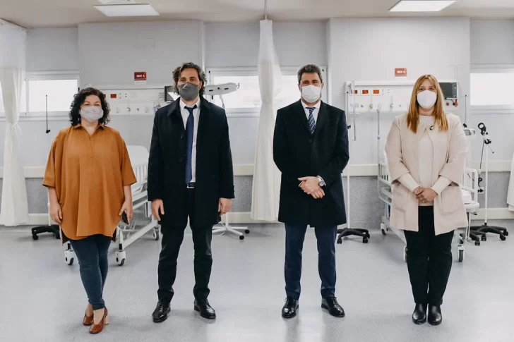 Vizzotti, Cafiero y Uñac inauguraron el hospital de Santa Rosa