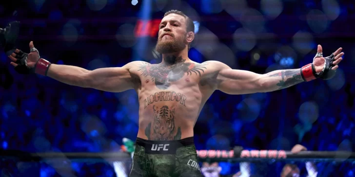 Conor McGregor se entrena para un nuevo combate con Dustin Poirier