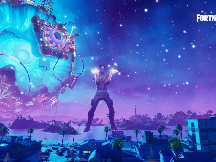 El rapero Travis Scott dio un concierto en Fortnite y marcó un récord histórico