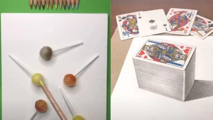 [VIDEO] ¡Mirá los sorprendentes dibujos 3D del artista que es furor en Tik Tok!