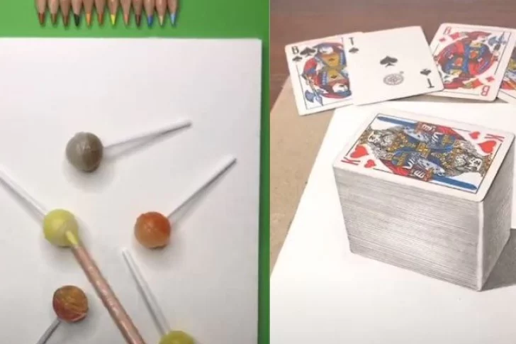 [VIDEO] ¡Mirá los sorprendentes dibujos 3D del artista que es furor en Tik Tok!