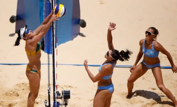 Beach voley: la pareja integrada por la sanjuanina Fernanda Pereyra cayó en el partido debut