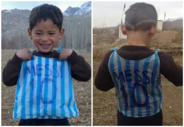 El niño afgano fan de Messi está oculto en Kabul por miedo a los Talibanes: “Por favor, sálvenme”