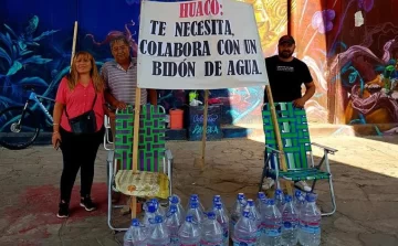 Campaña para llevar agua a Huaco: mirá dónde podés ayudar