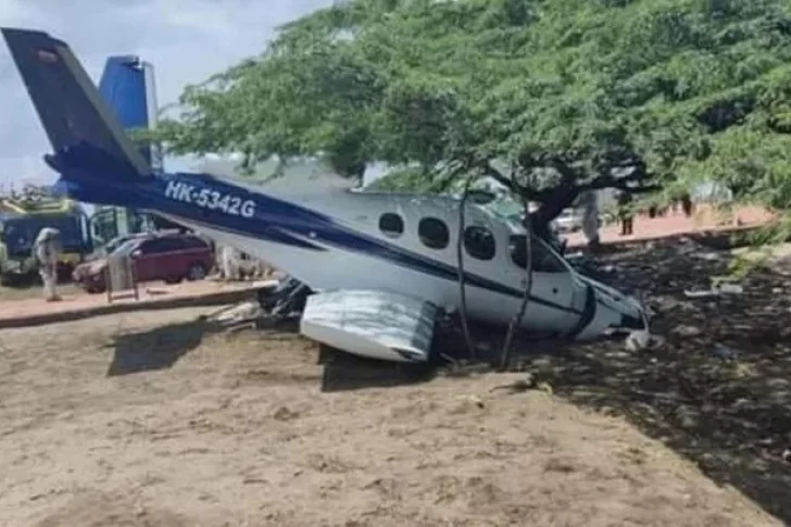 Una avioneta se despistó y mató a un niño en Colombia