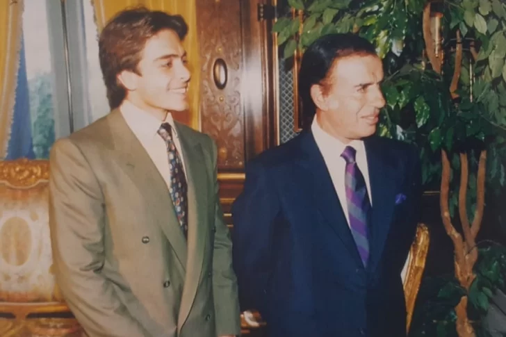 Menem recordó a su hijo a 25 años de su muerte