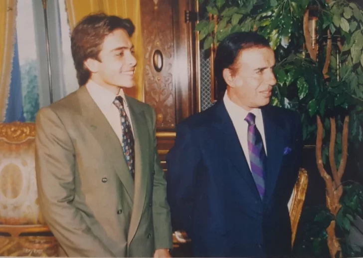 Menem recordó a su hijo a 25 años de su muerte